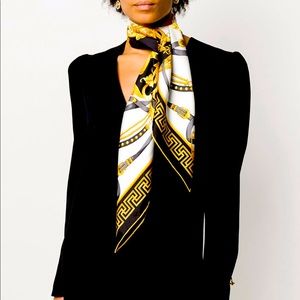 Versace Barocco Print Scarf